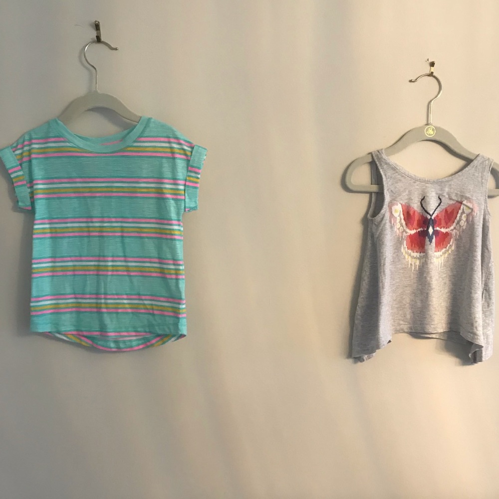 2 Piece Bundle- Girls Tops- LIKE NEW